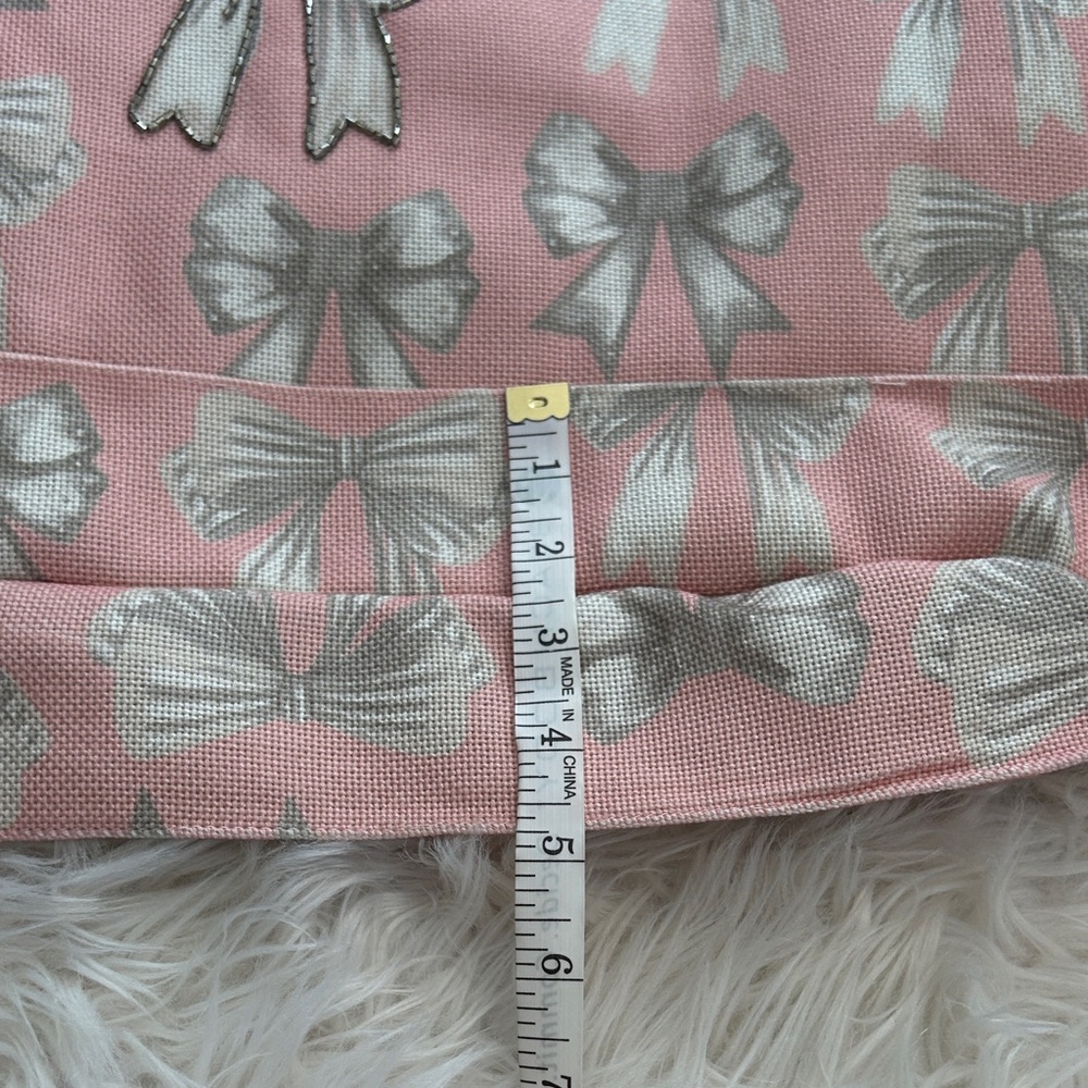 NEW, Pink Bow Tote Bag - Picture 9 of 10